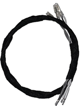 AUDIO SYSTEM KABEL TIL DUAL SVINGSPOLE SUBWOOFER (PUSH TERMINALER) FRA 58MM TERMINAL